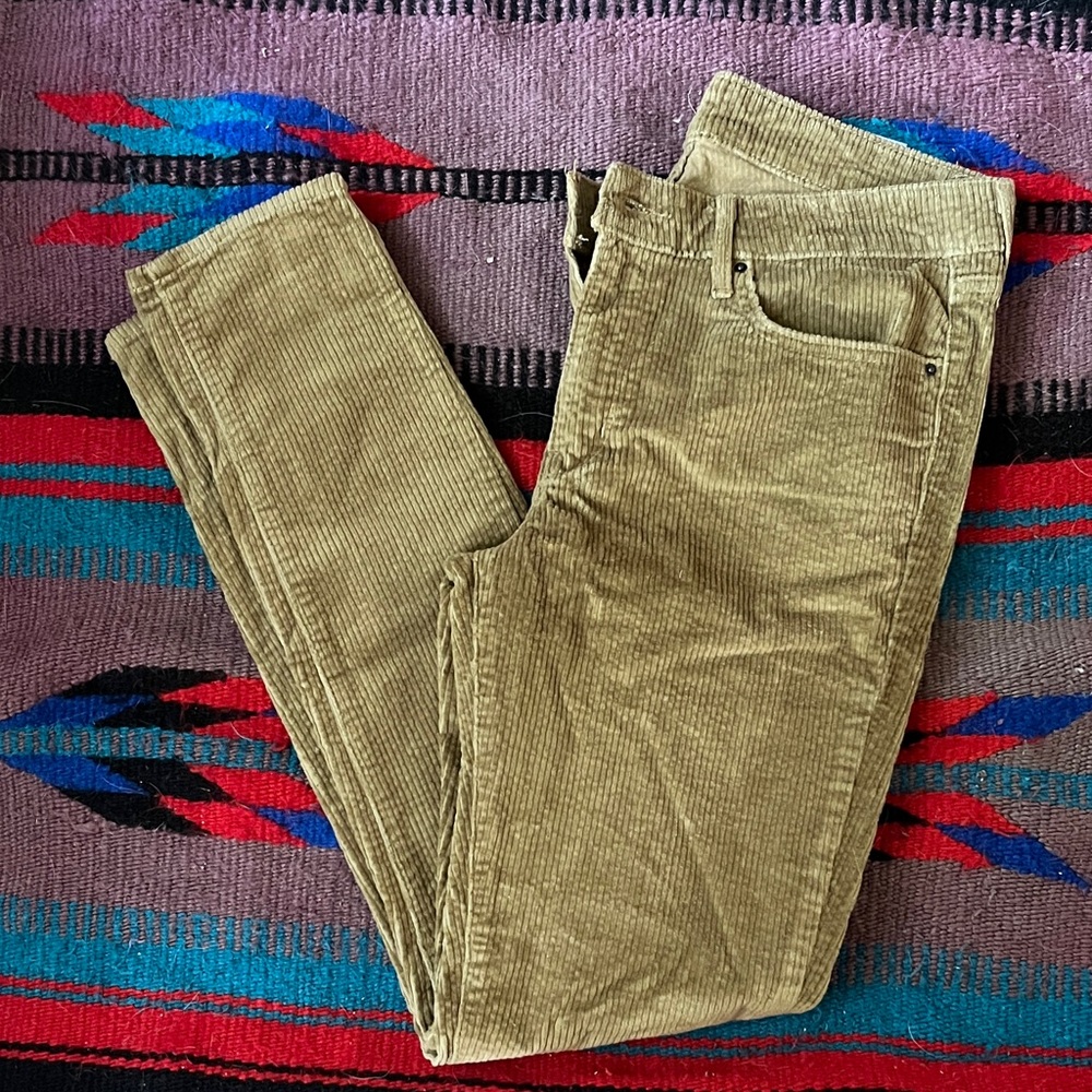 Levi's Tan Corduroy Skinny Pants 711 skinny